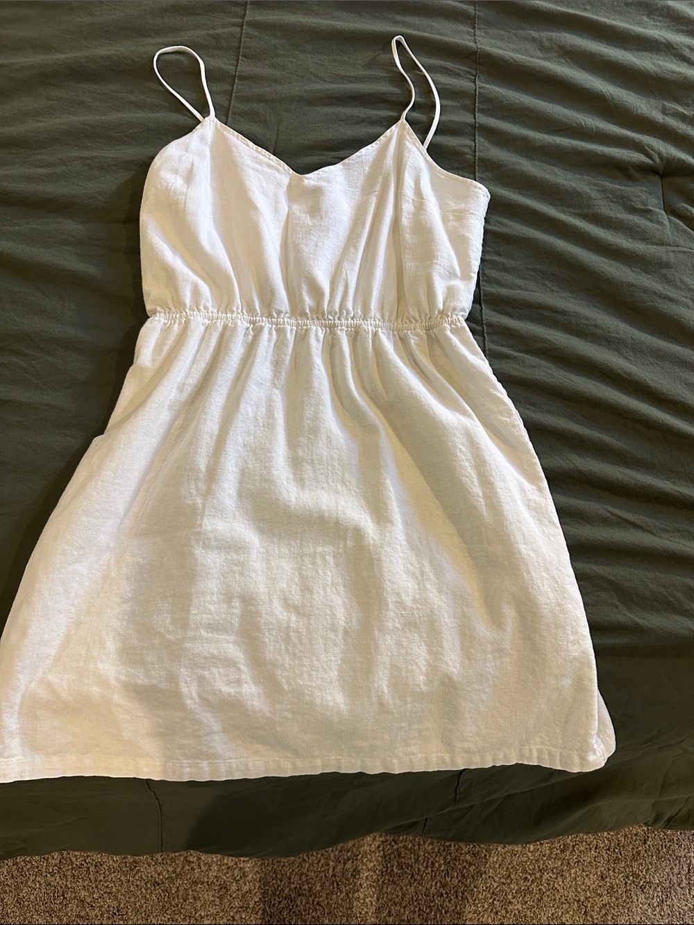 White Spaghetti Strap Sundress